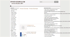 Desktop Screenshot of invoice-example.com