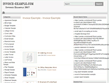 Tablet Screenshot of invoice-example.com